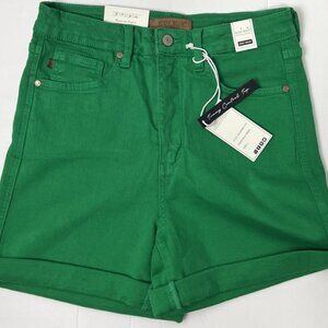 Judy Blue High Waist Tummy Control Large Kelly Green Stretch NWT